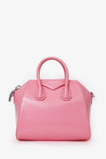 Givenchy Pink Leather Small Antigona Top Handle Bag