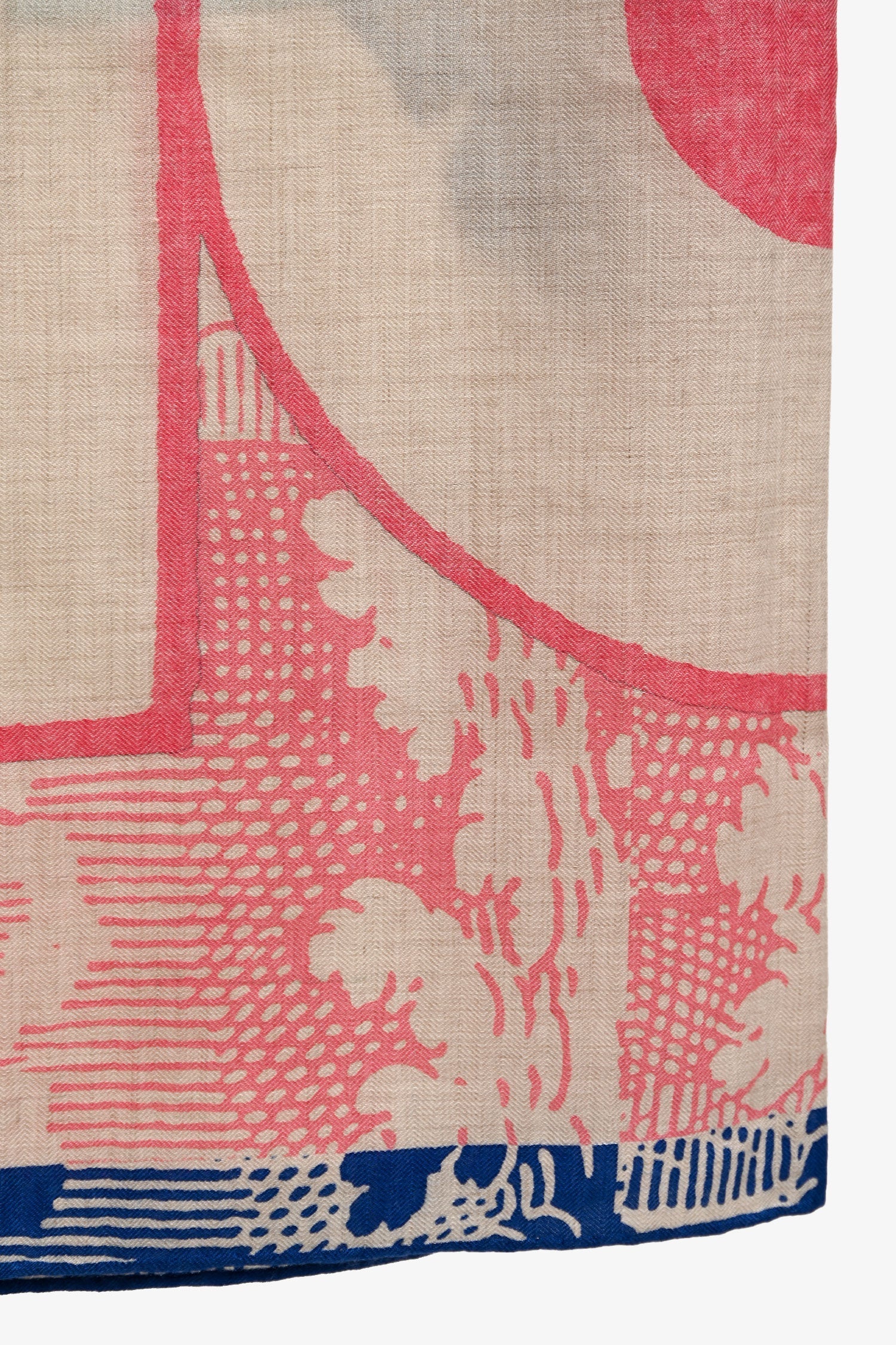 Hermès Pink Multicolour Cashmere/Silk 'Cavalier en Formes' 140