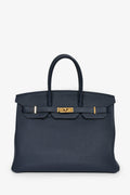 Hermès 2017 Blue Nuit Togo Leather Birkin 35