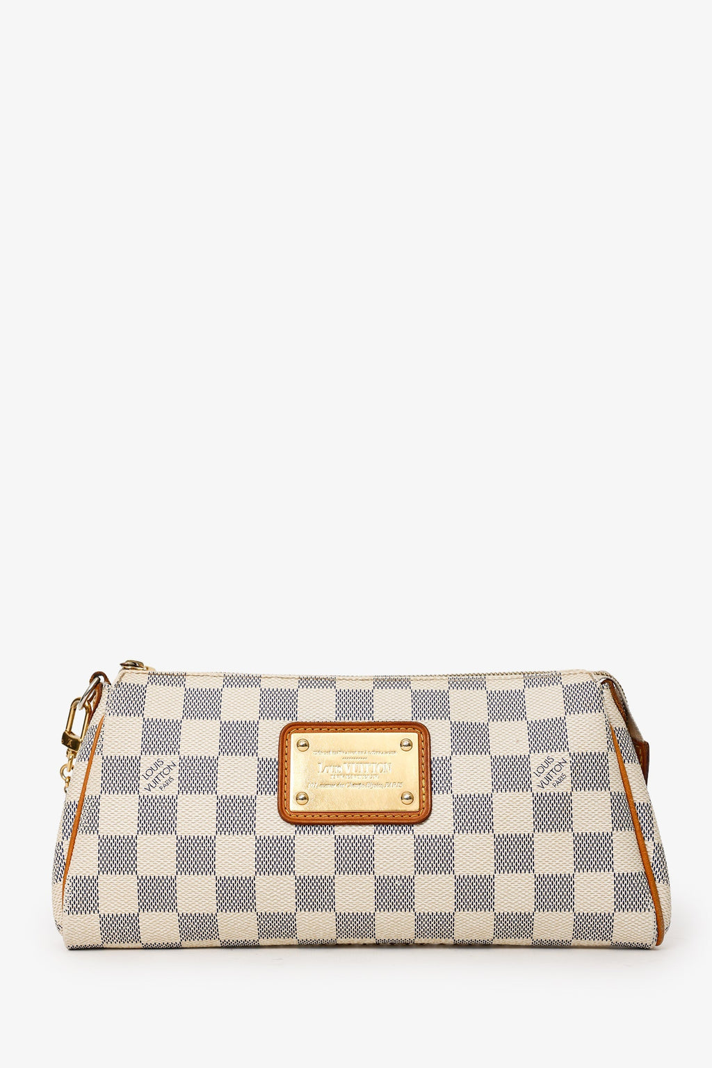 Louis Vuitton 2012 Damier Azur Pochette Eva Chain Shoulder Bag With Strap
