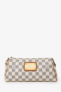 Louis Vuitton 2012 Damier Azur Pochette Eva Chain Shoulder Bag With Strap