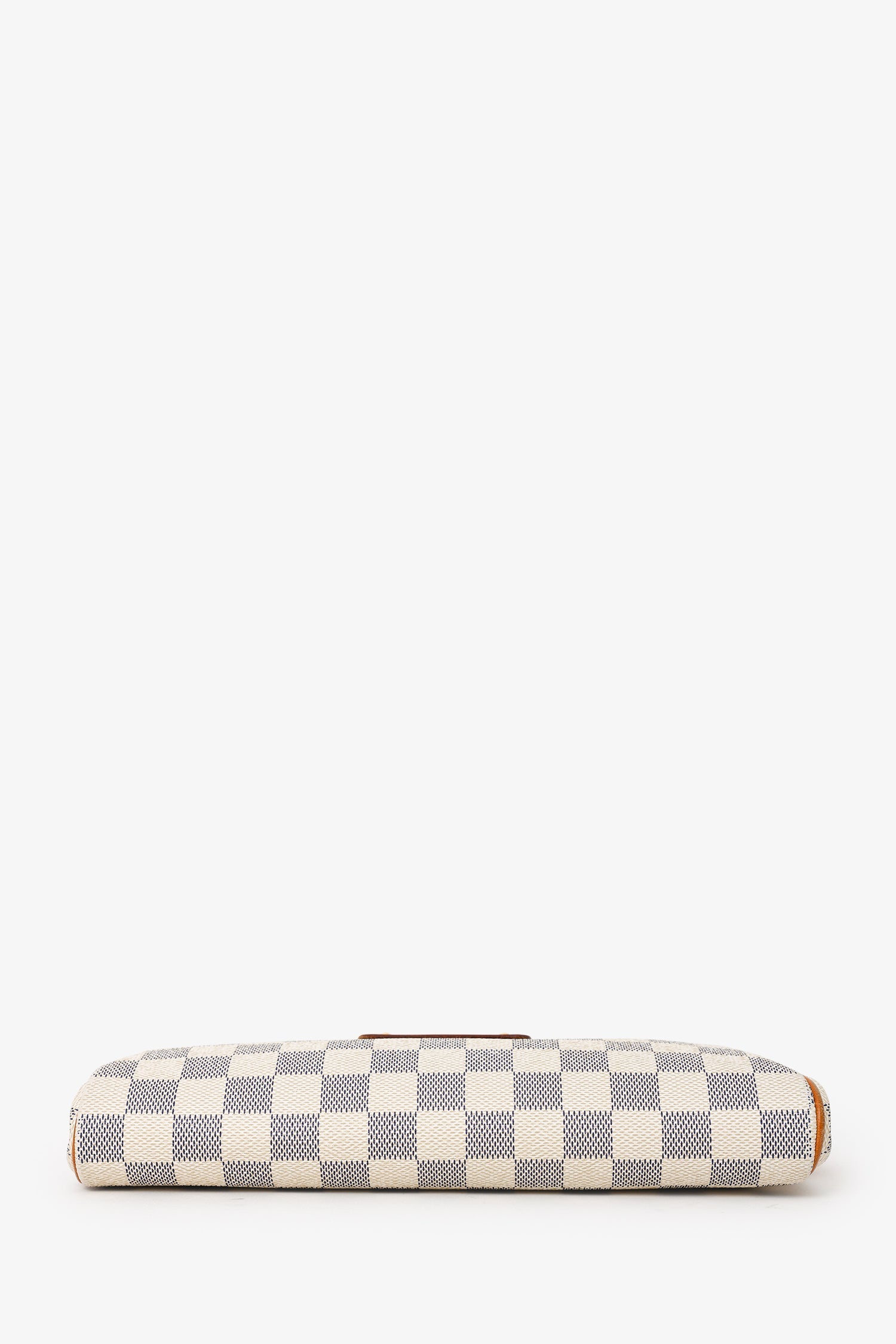 Louis Vuitton 2012 Damier Azur Pochette Eva Chain Shoulder Bag With Strap