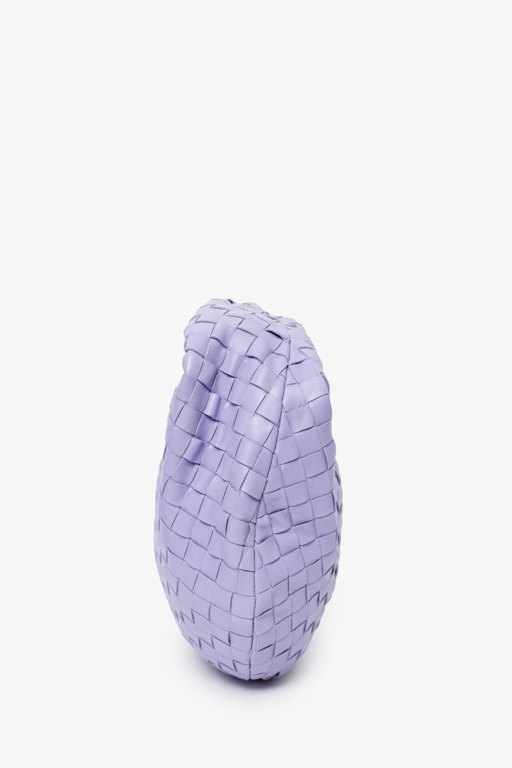 Bottega Veneta Purple Intrecciato Leather Teen Jodie Shoulder Bag