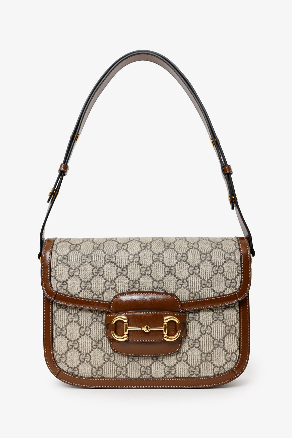 Gucci GG Supreme Horsebit 1955 Medium Shoulder Bag