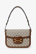 Gucci GG Supreme Horsebit 1955 Medium Shoulder Bag