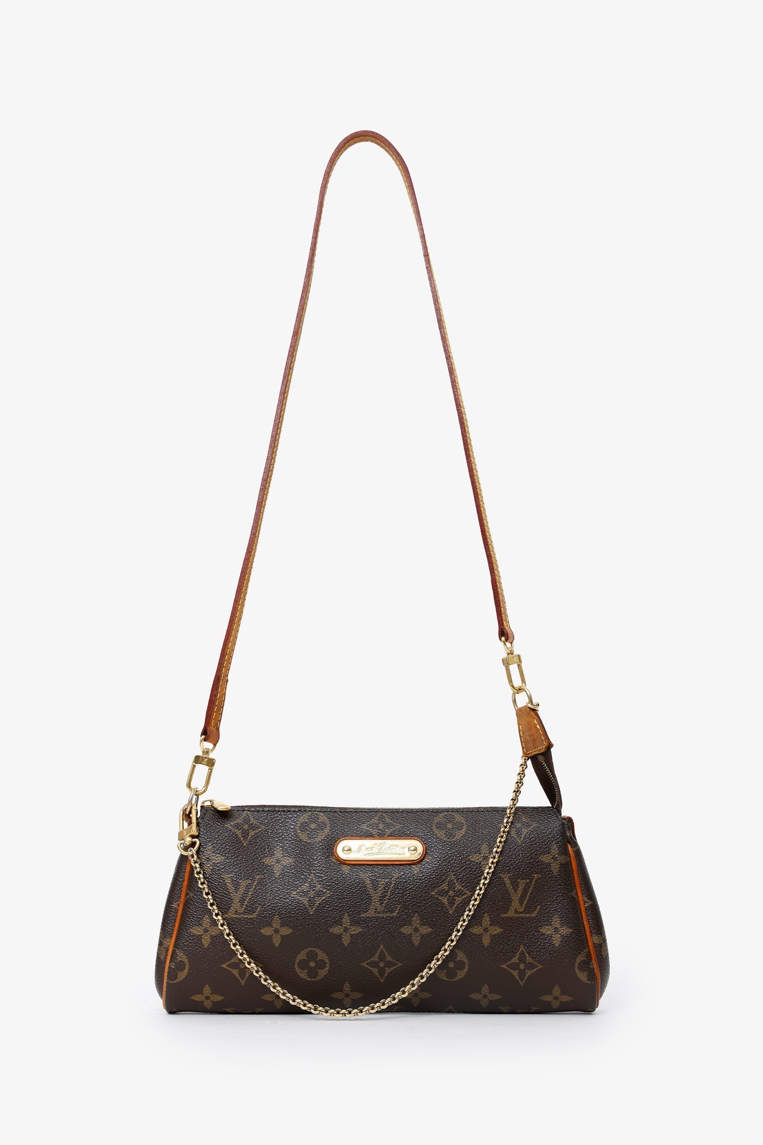 Louis Vuitton 2008 Monogram Eva Pochette PM Crossbody With Strap