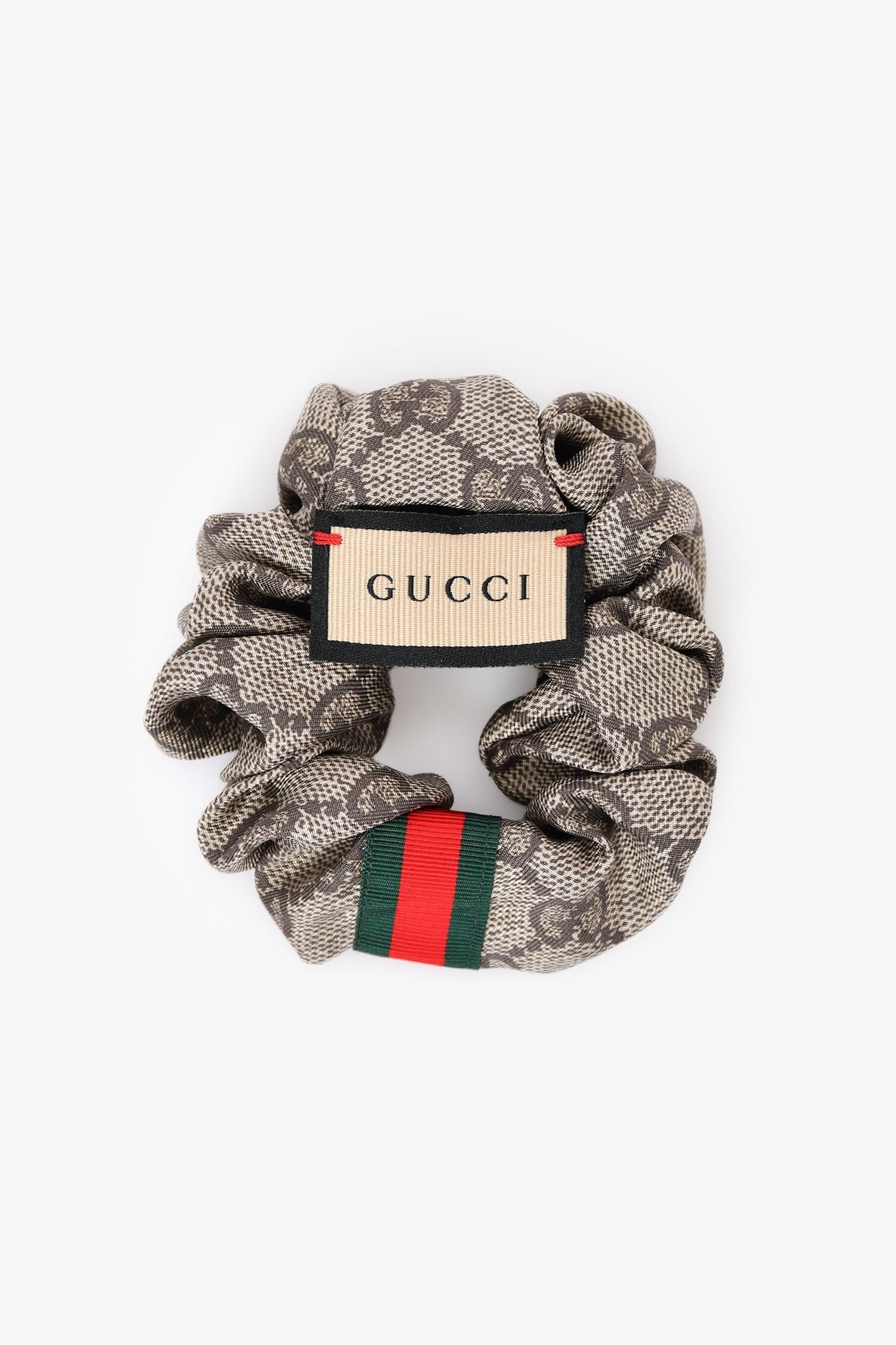 Gucci Monogram Web Silk Scrunchie