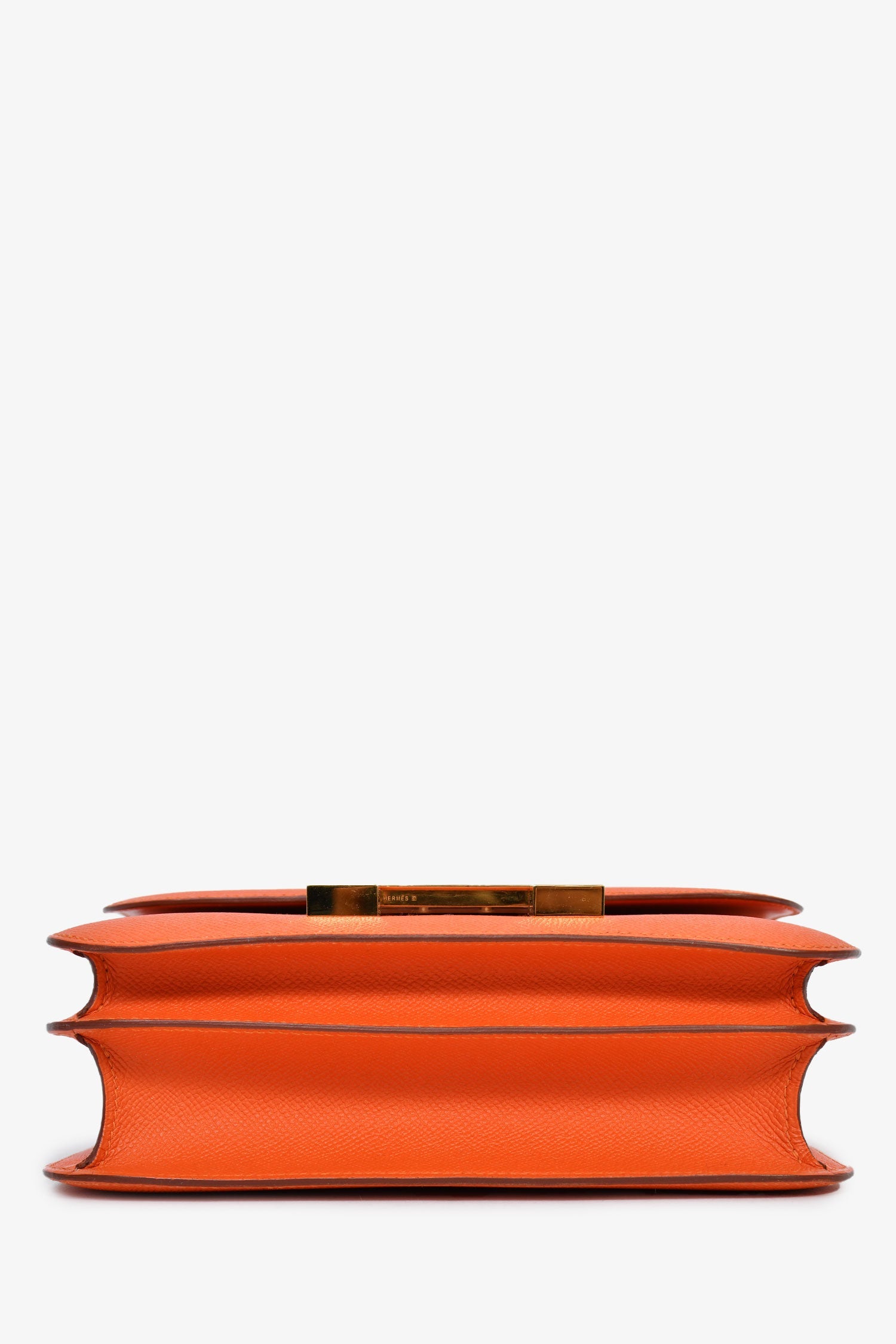 Hermès Orange Epsom Leather Constance 24 GHW