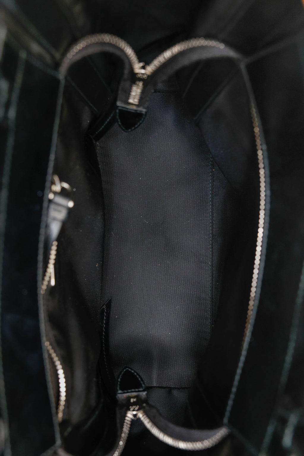 Prada Black Tessuto Nylon Small Ouverture Bag With Strap