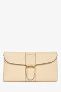 Delvaux Cream Leather 'Brilliant' Wallet on Chain