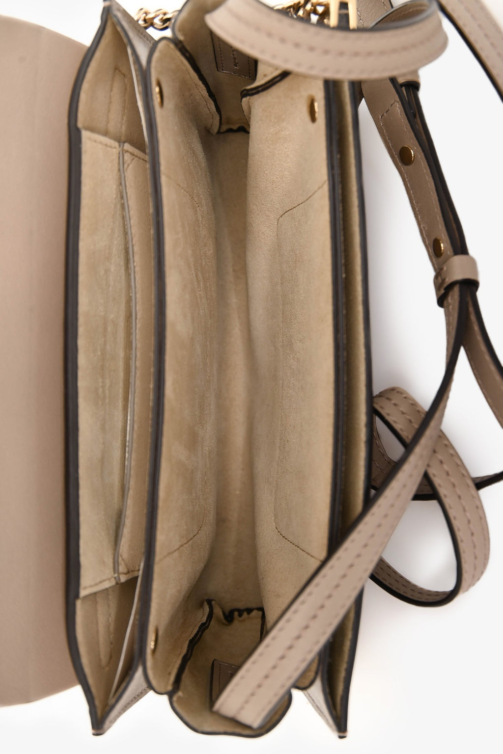Chloé 2016 Grey Leather Faye Crossobody