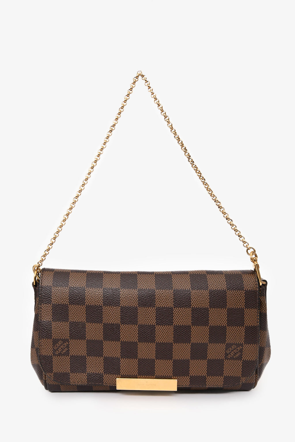 Louis Vuitton 2014 Damier Ebene Eva Pochette With Strap