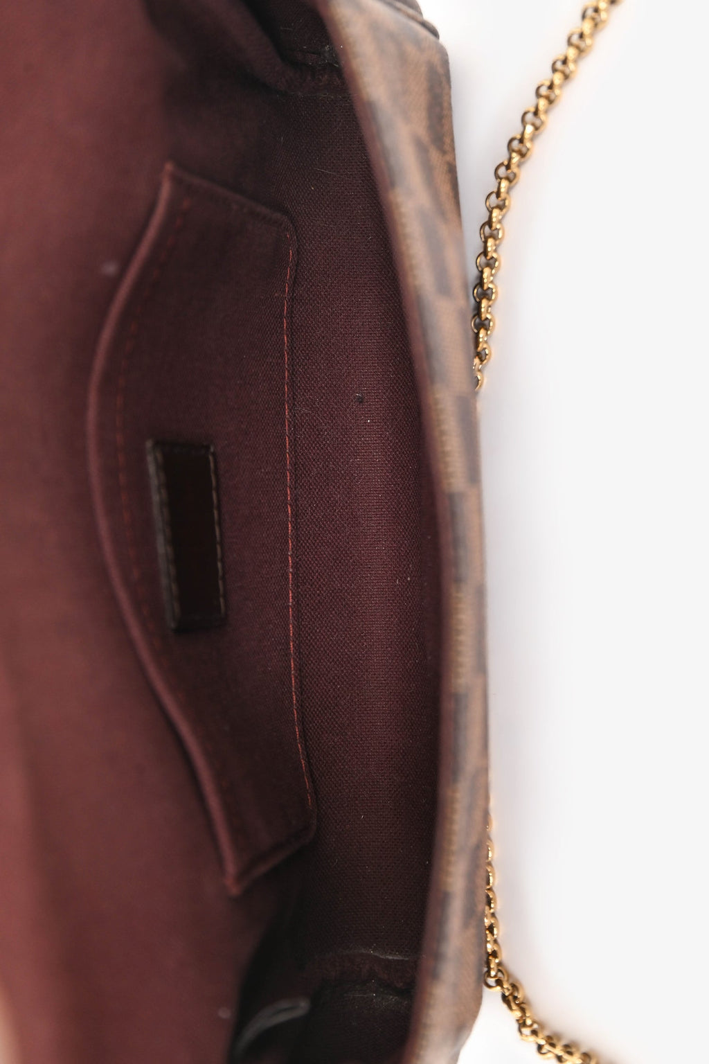 Louis Vuitton 2014 Damier Ebene Eva Pochette With Strap