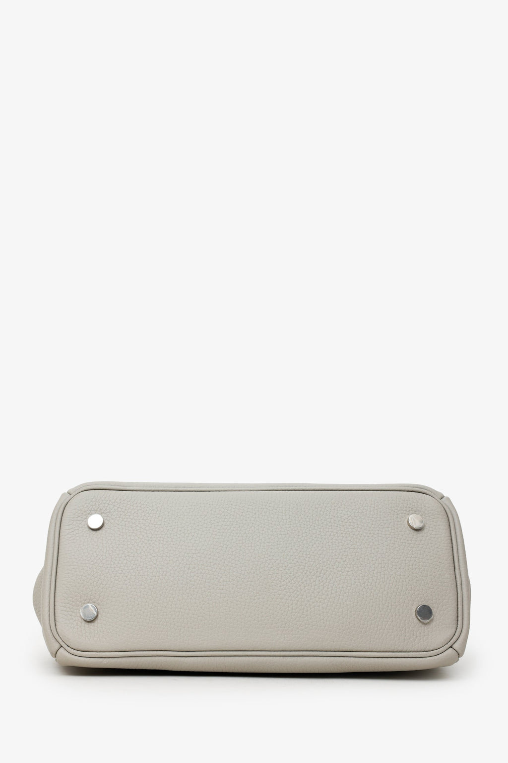 Burberry Taupe Leather Small Rocking Horse Tote Bag