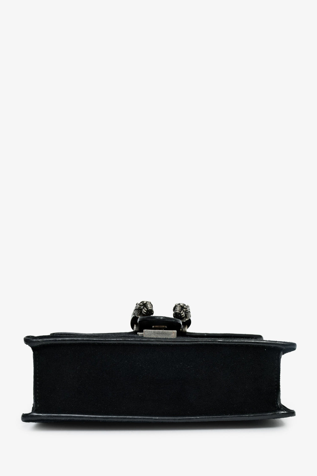 Gucci Black Suede Mini Dionysus Chain Shoulder Bag