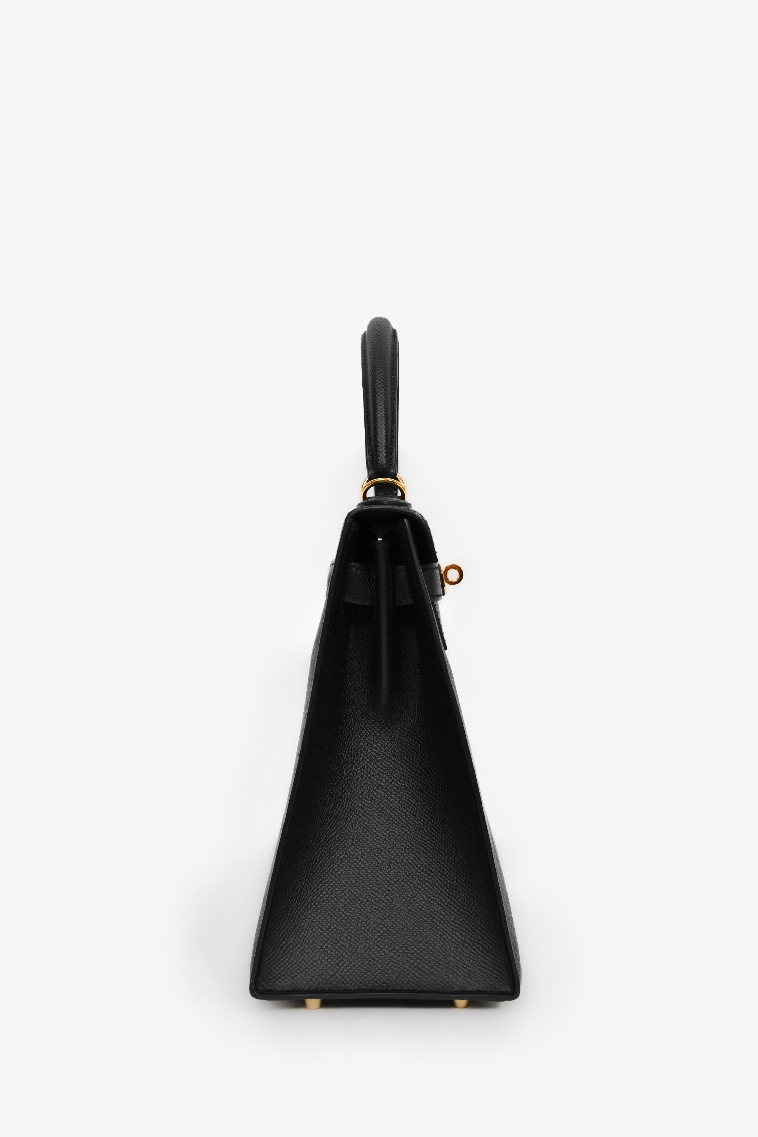 Hermès 2018 Black Epsom Leather Kelly 28 with Strap