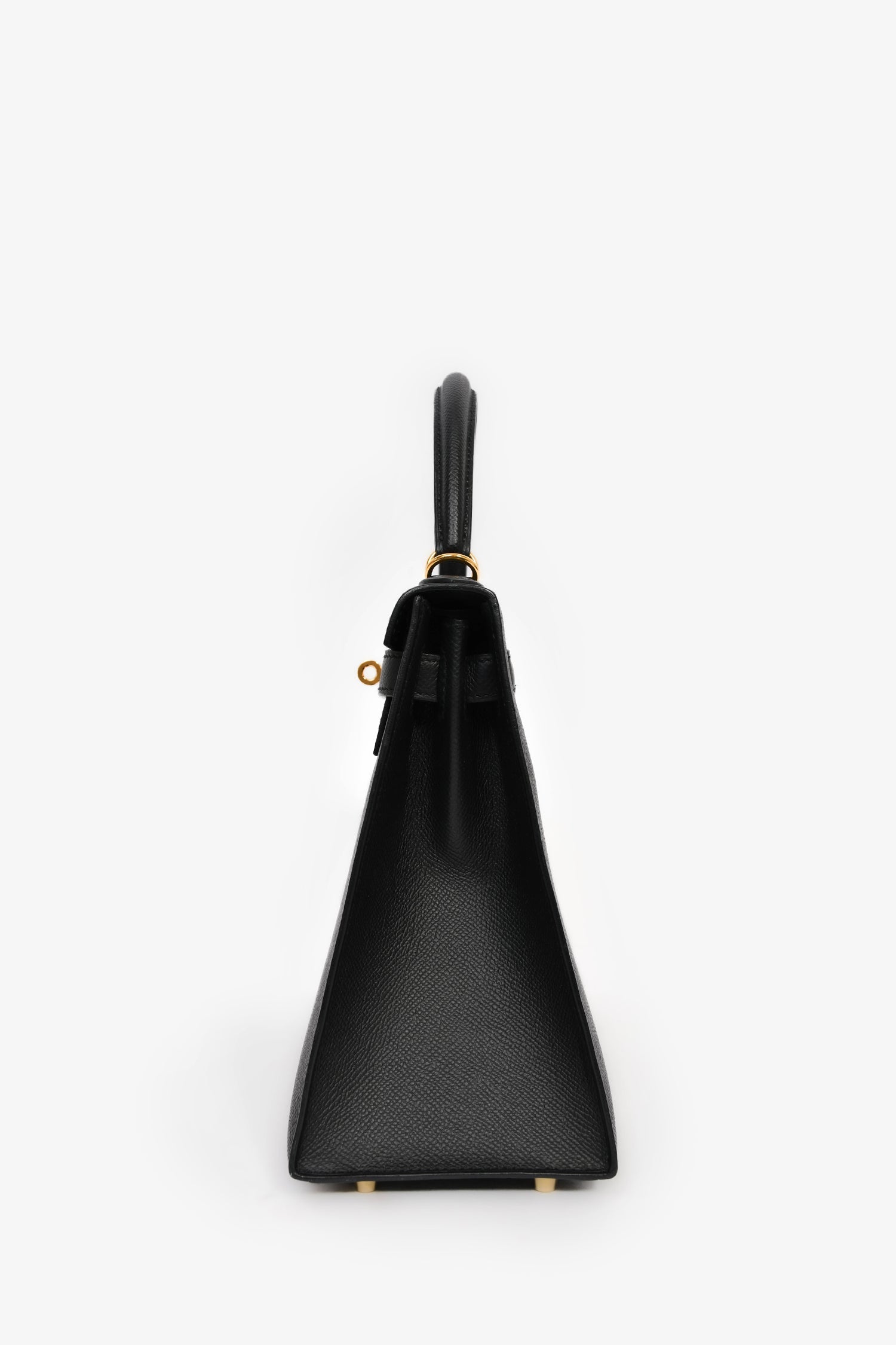 Hermès 2018 Black Epsom Leather Kelly 28 with Strap