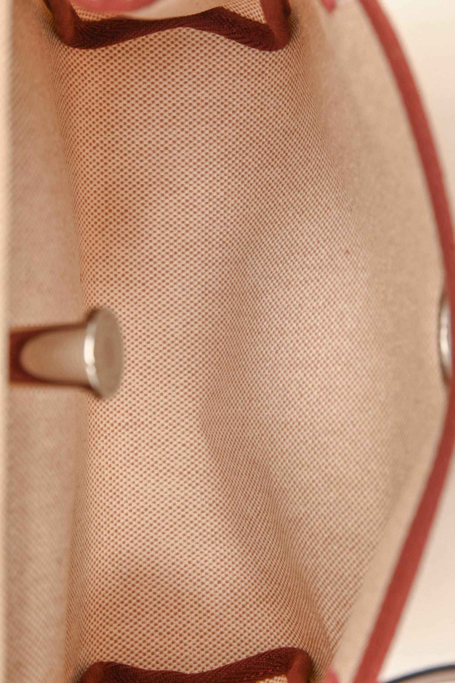 Hermès 2025 Ecru/Rouge Toile H Canvas/Fauve Vache Hunter Mini Herbag 20