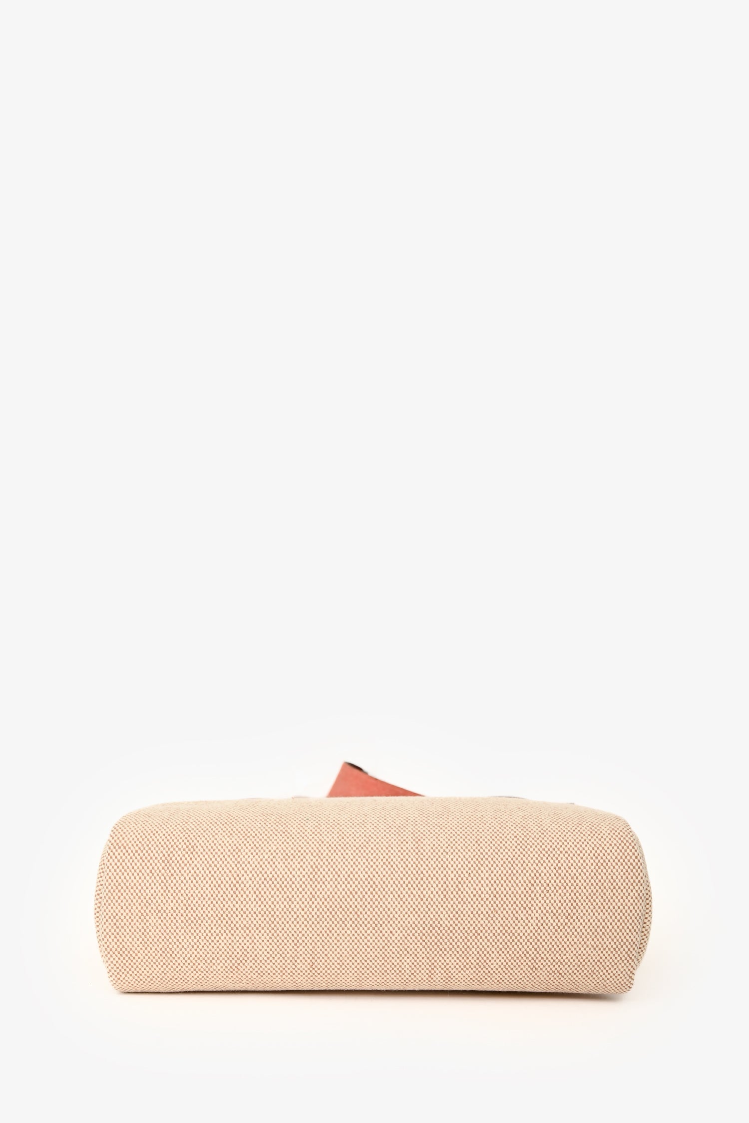 Hermès 2025 Ecru/Rouge Toile H Canvas/Fauve Vache Hunter Mini Herbag 20