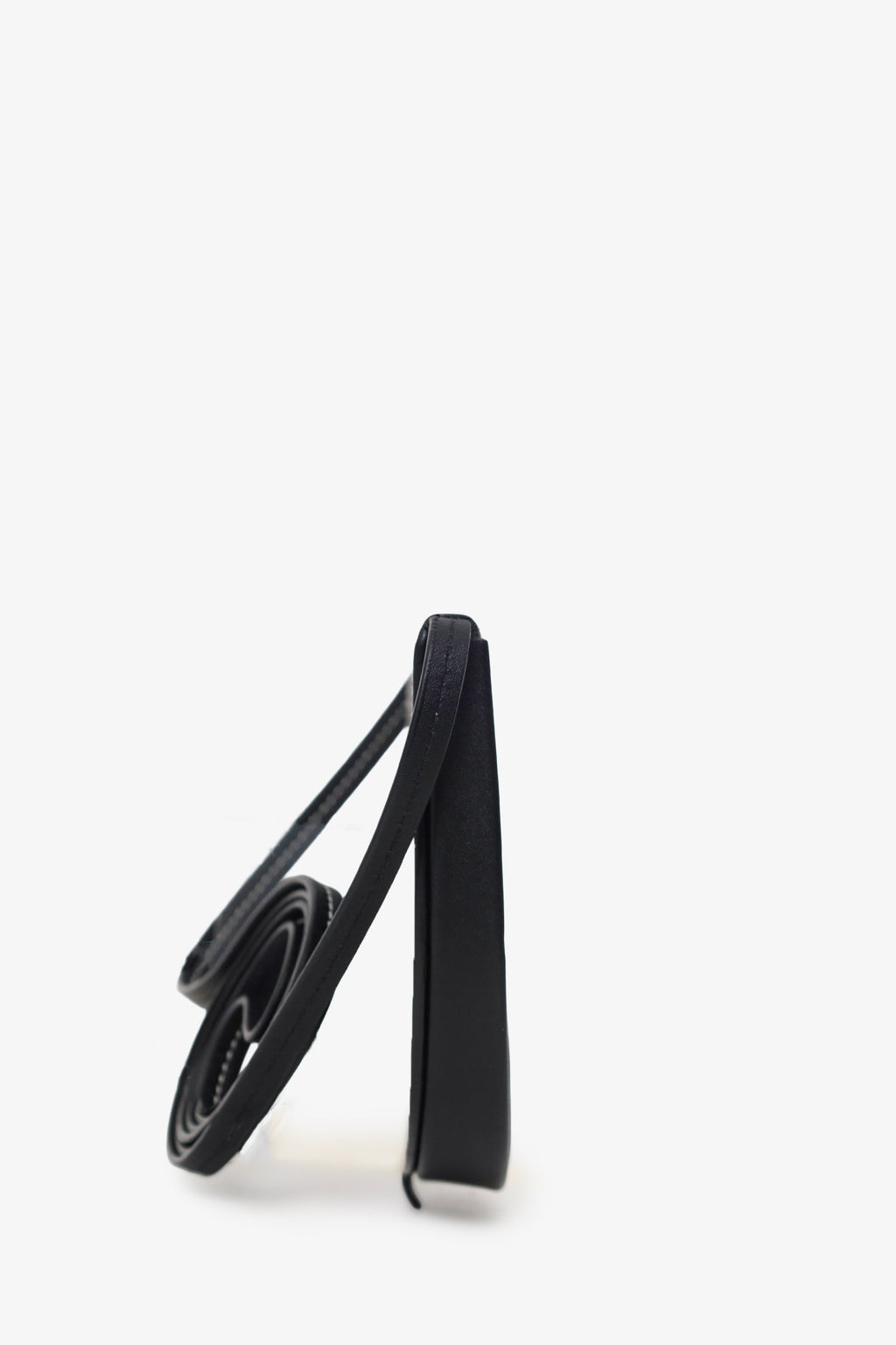 Loewe Black Leather Small Heel Crossbody Bag