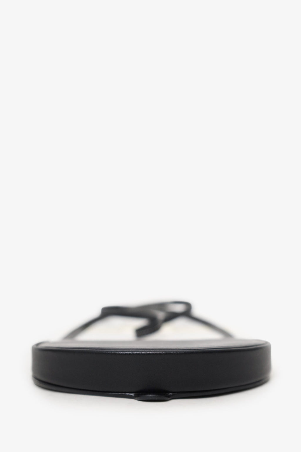 Loewe Black Leather Small Heel Crossbody Bag