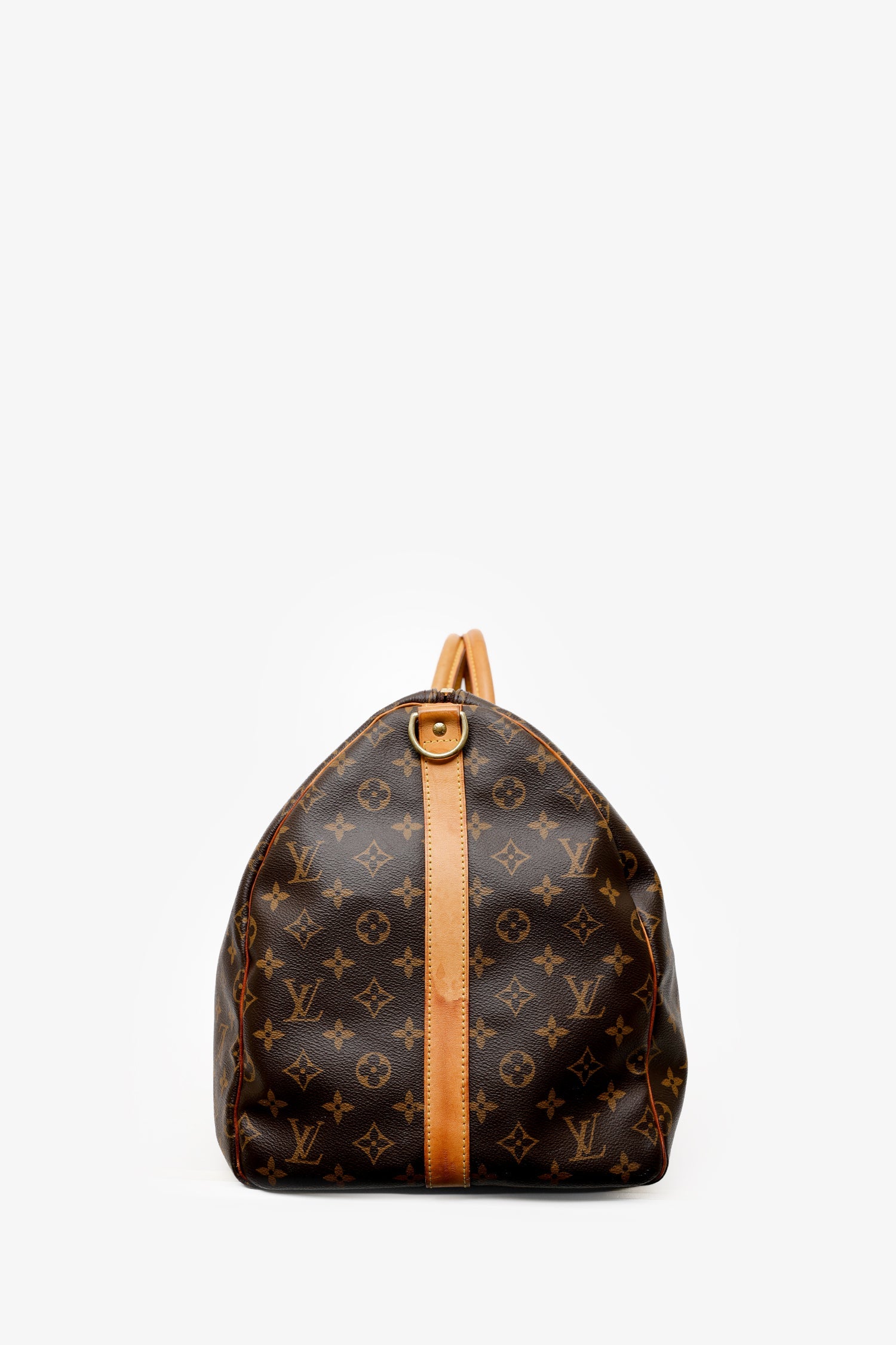 Louis Vuitton 2018 Monogram Canvas/Leather Keepall Bandoulière 55 With Strap