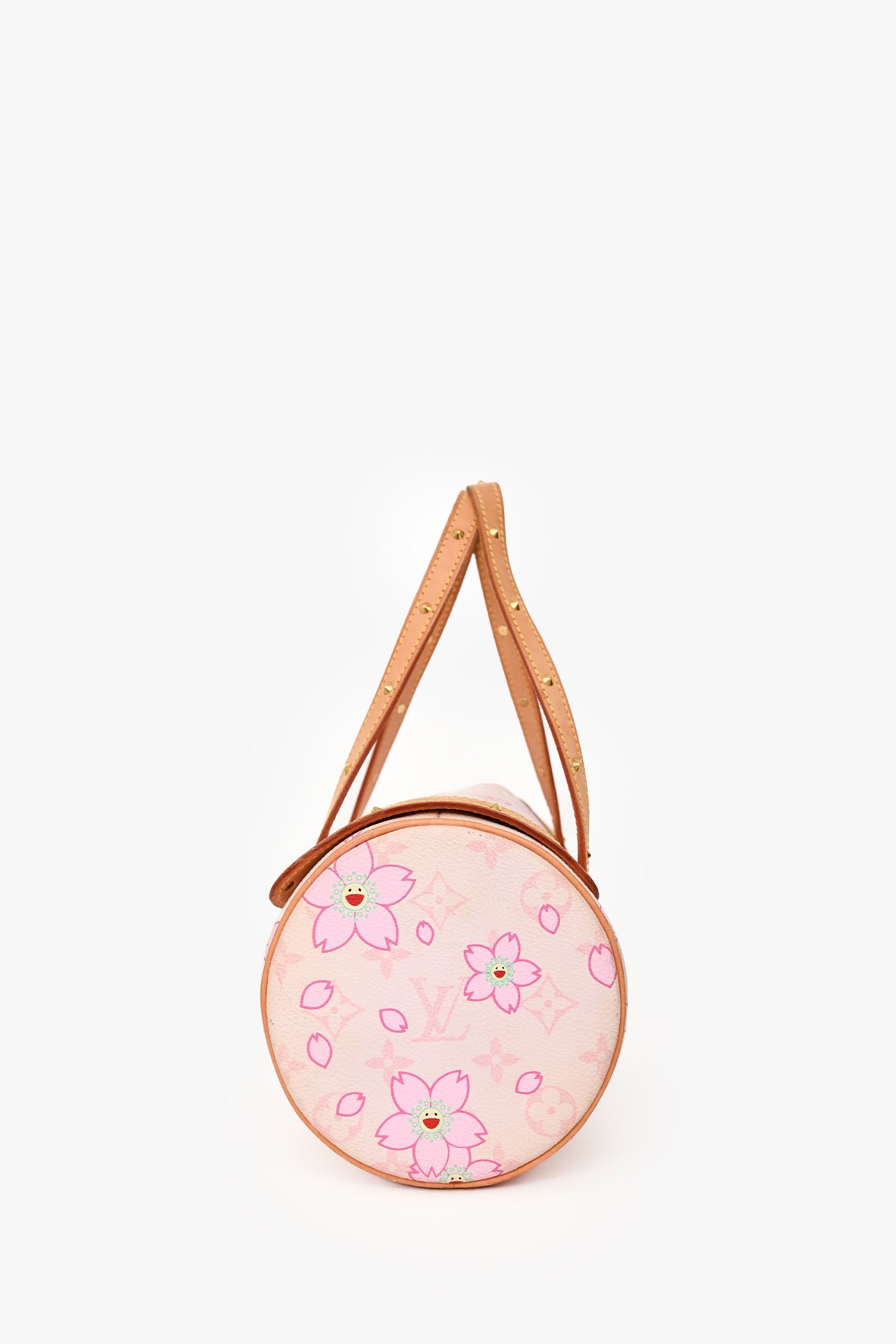 Louis Vuitton x Takashi Murakami 2003 Pink Monogram Cherry Blossom 'Papillon' 28