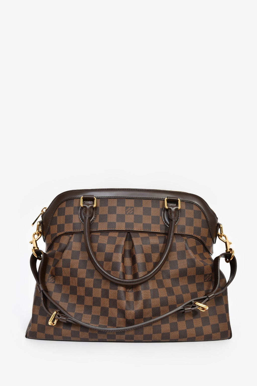 Louis Vuitton Damier Ebene 'Trevi' GM Top Handle with Strap