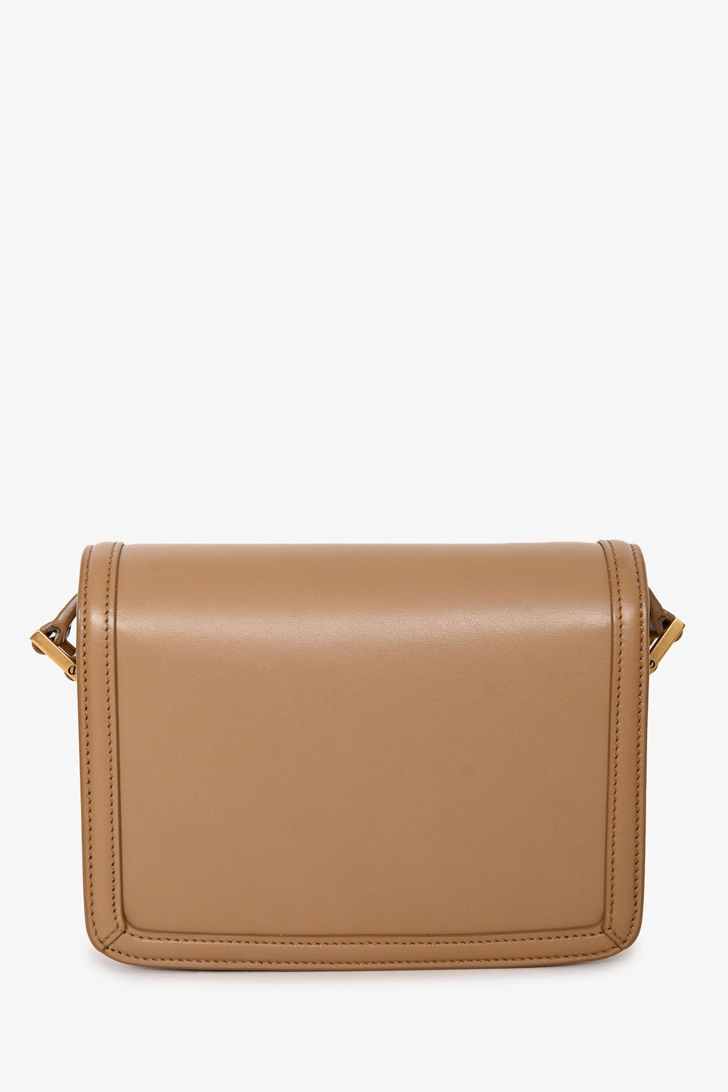 Saint Laurent Brown Leather Small Solferino Crossbody Bag