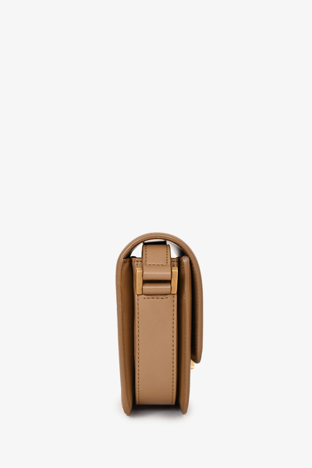 Saint Laurent Brown Leather Small Solferino Crossbody Bag