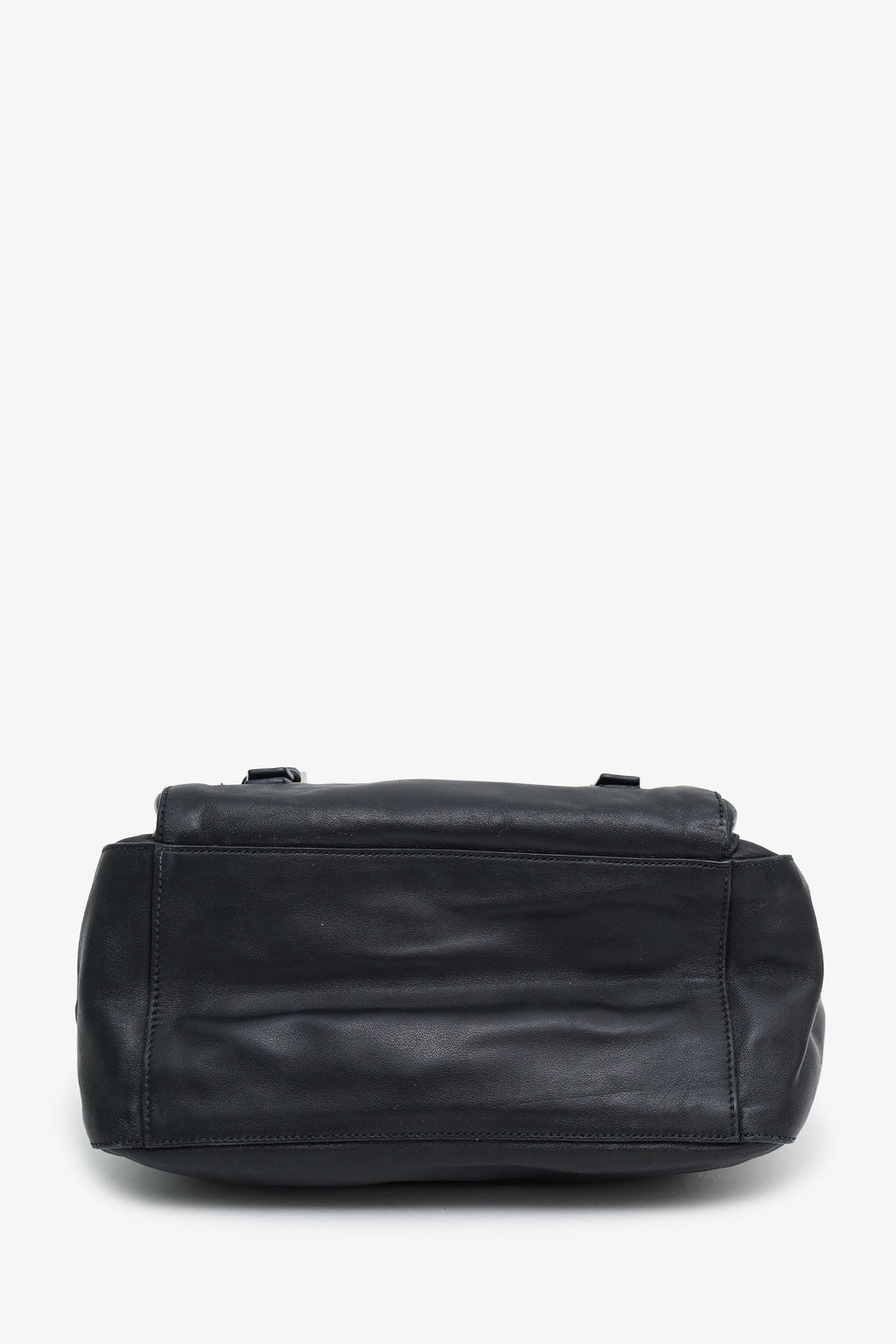 Prada Black Soft Calfskin Leather Messenger Bag