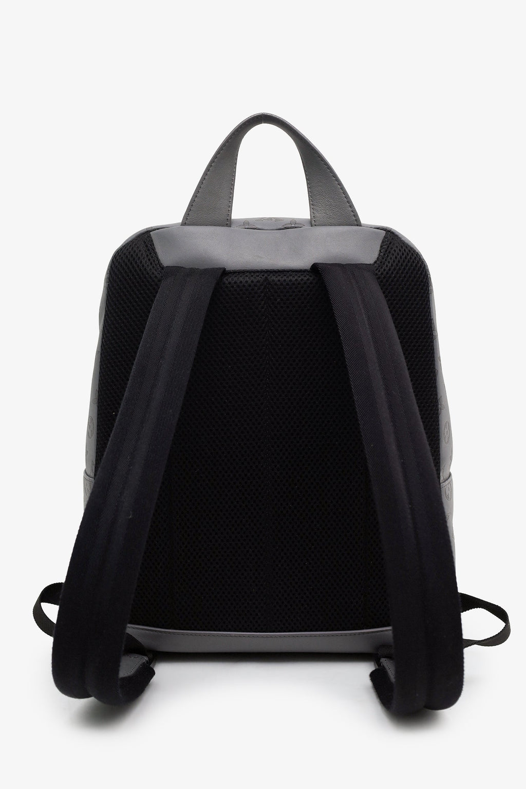 Louis Vuitton Grey Calfskin Monogram Shadow Racer Backpack