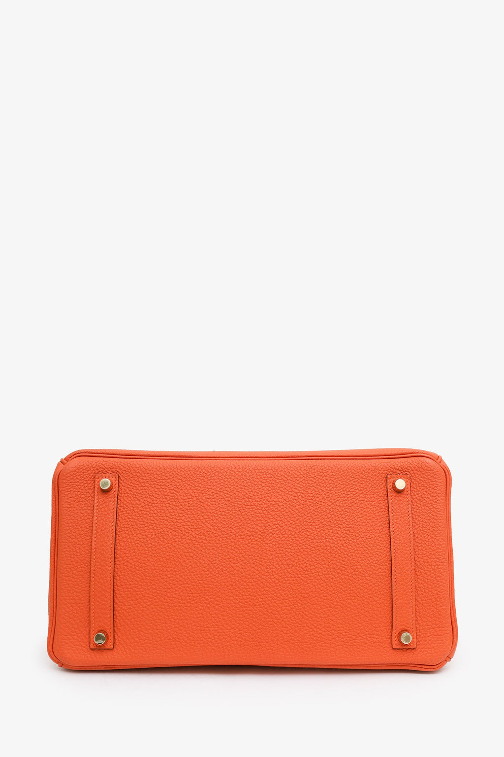 Hermès 2014 Orange Togo Leather Birkin 35