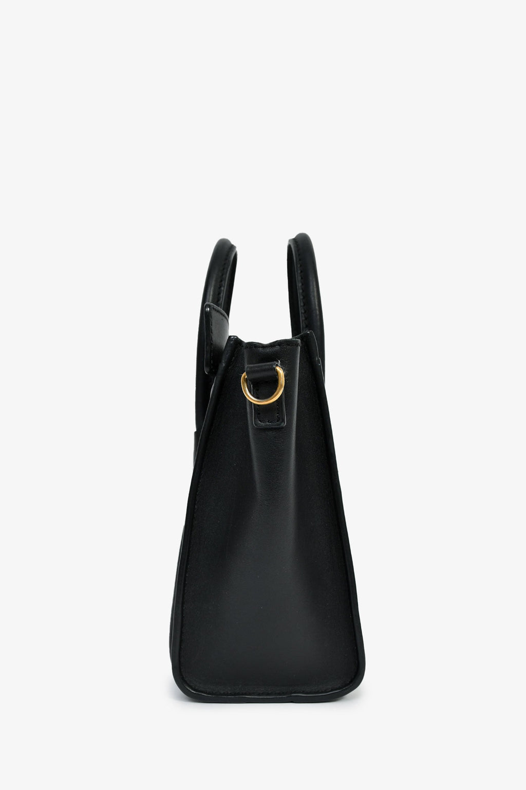 Celine Black Smooth Calfskin Mini Luggage Tote
