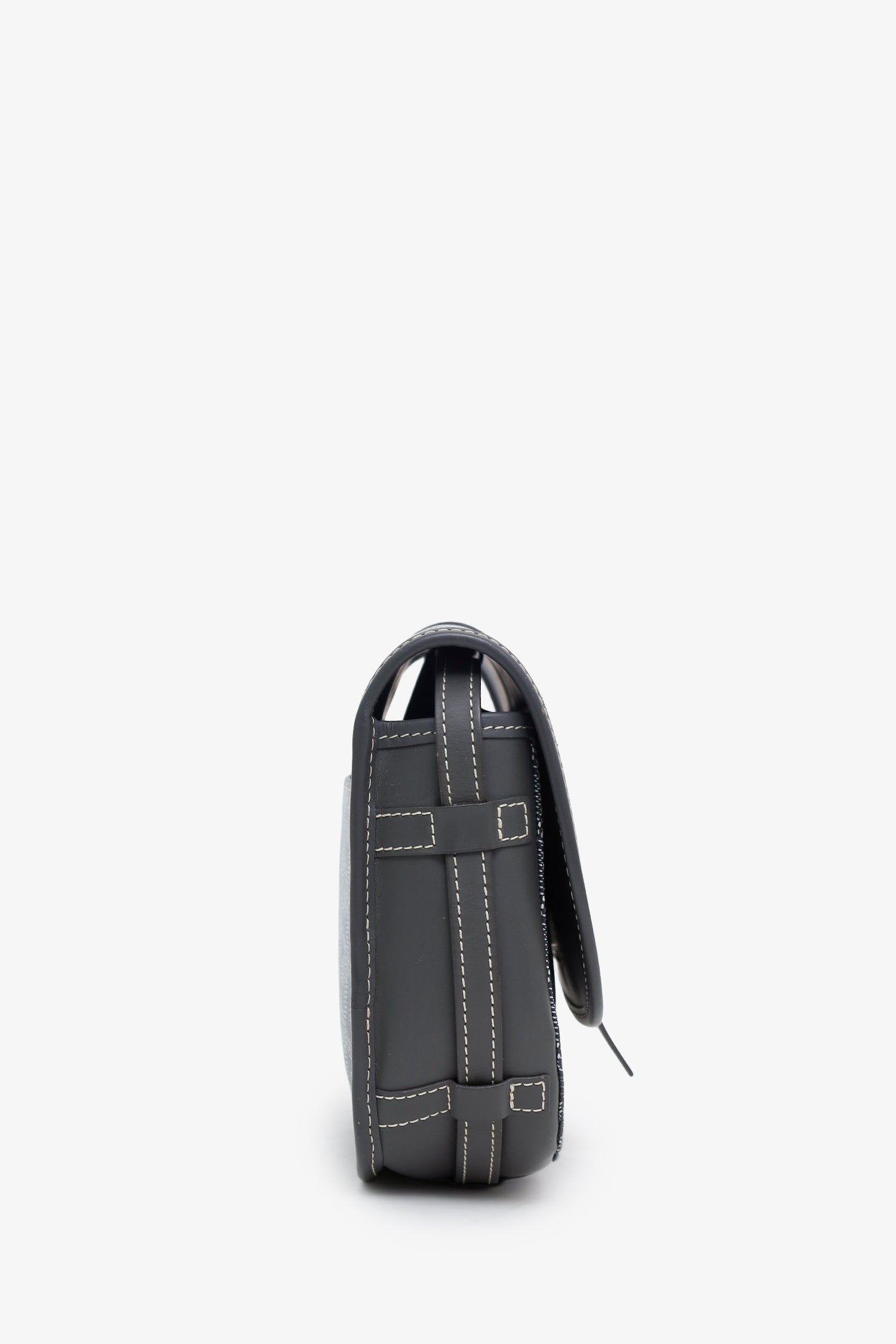 Goyard Grey Goyardine Belvedere II PM Messenger Bag