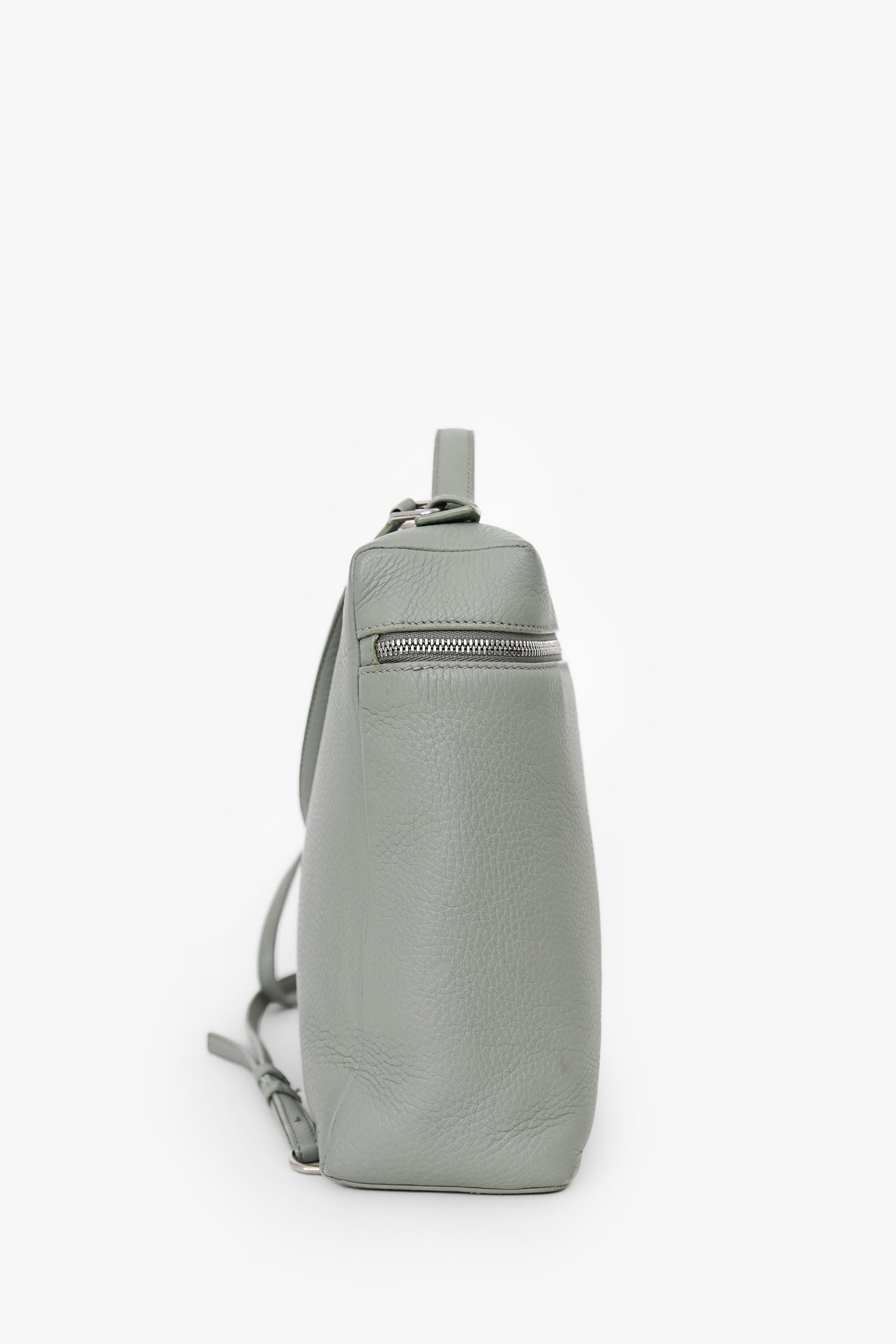 Loro Piana Sage Leather Extra Pocket L23.5 Backpack