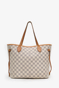 Louis Vuitton Damier Azur Neverfull MM With Pouch