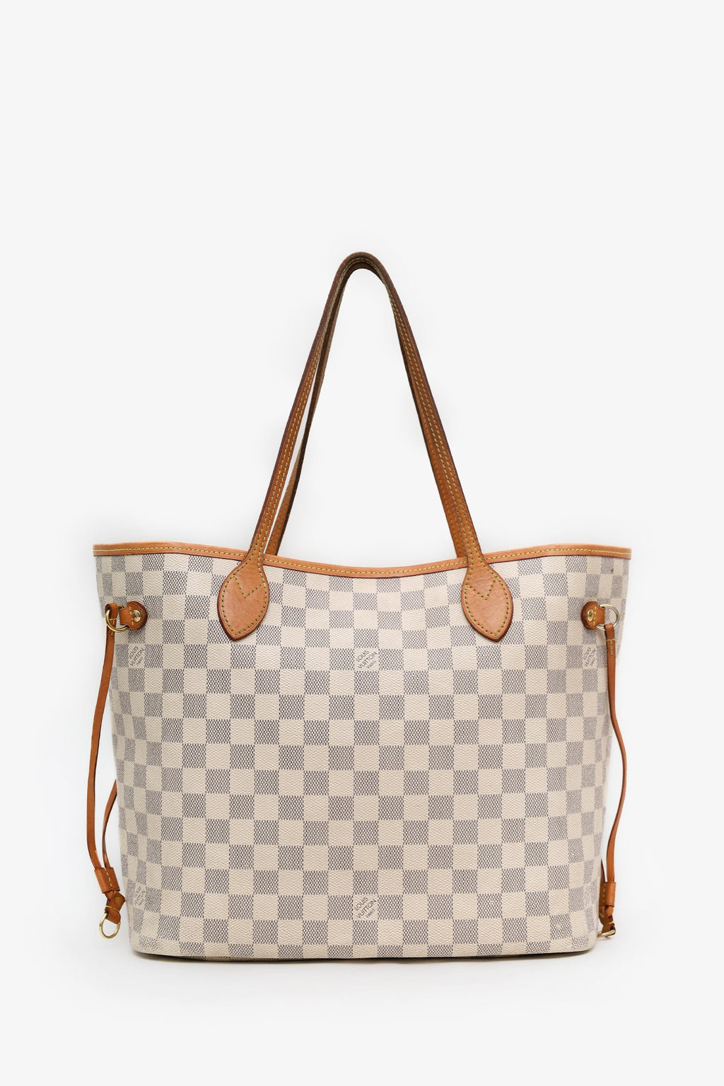 Louis Vuitton Damier Azur Neverfull MM With Pouch
