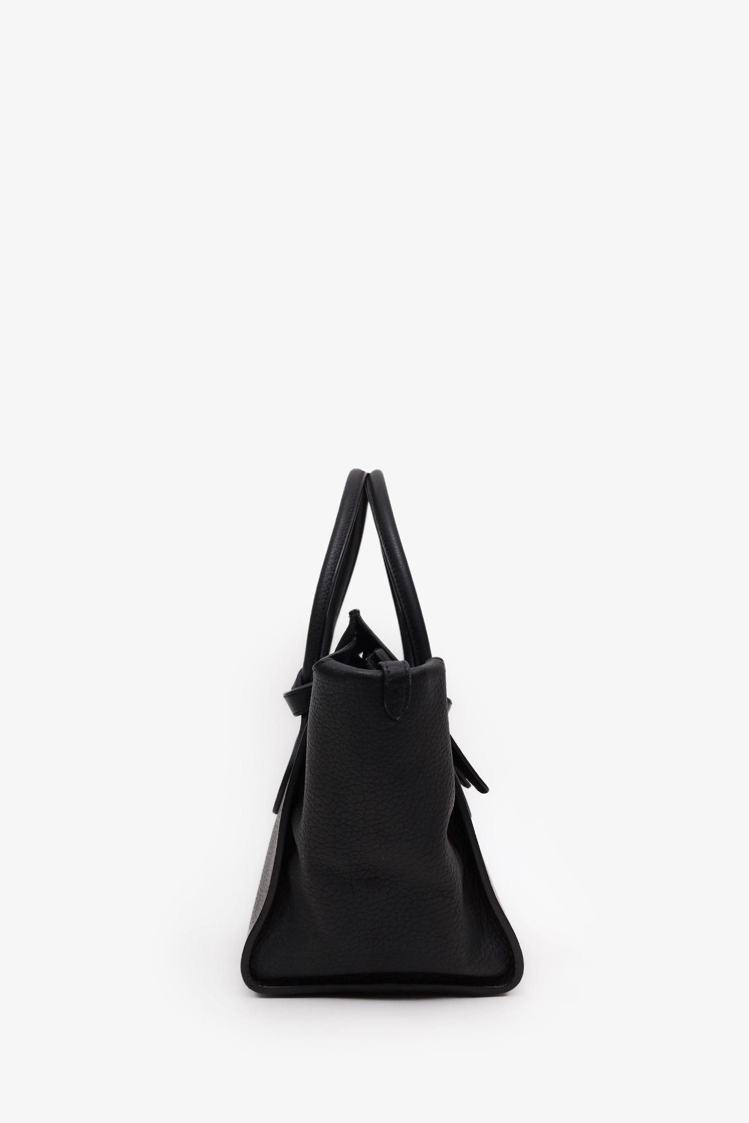 Celine Black Grained Calfskin Medium Tie Knot Tote Bag