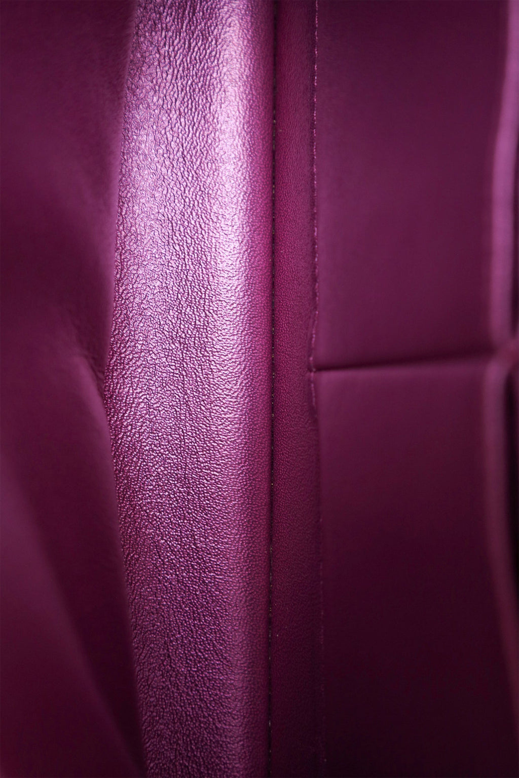 Pre-Loved Chanel™ 20B Purple Quilted Iridescent Lambskin Medium Classic Double Flap Bag