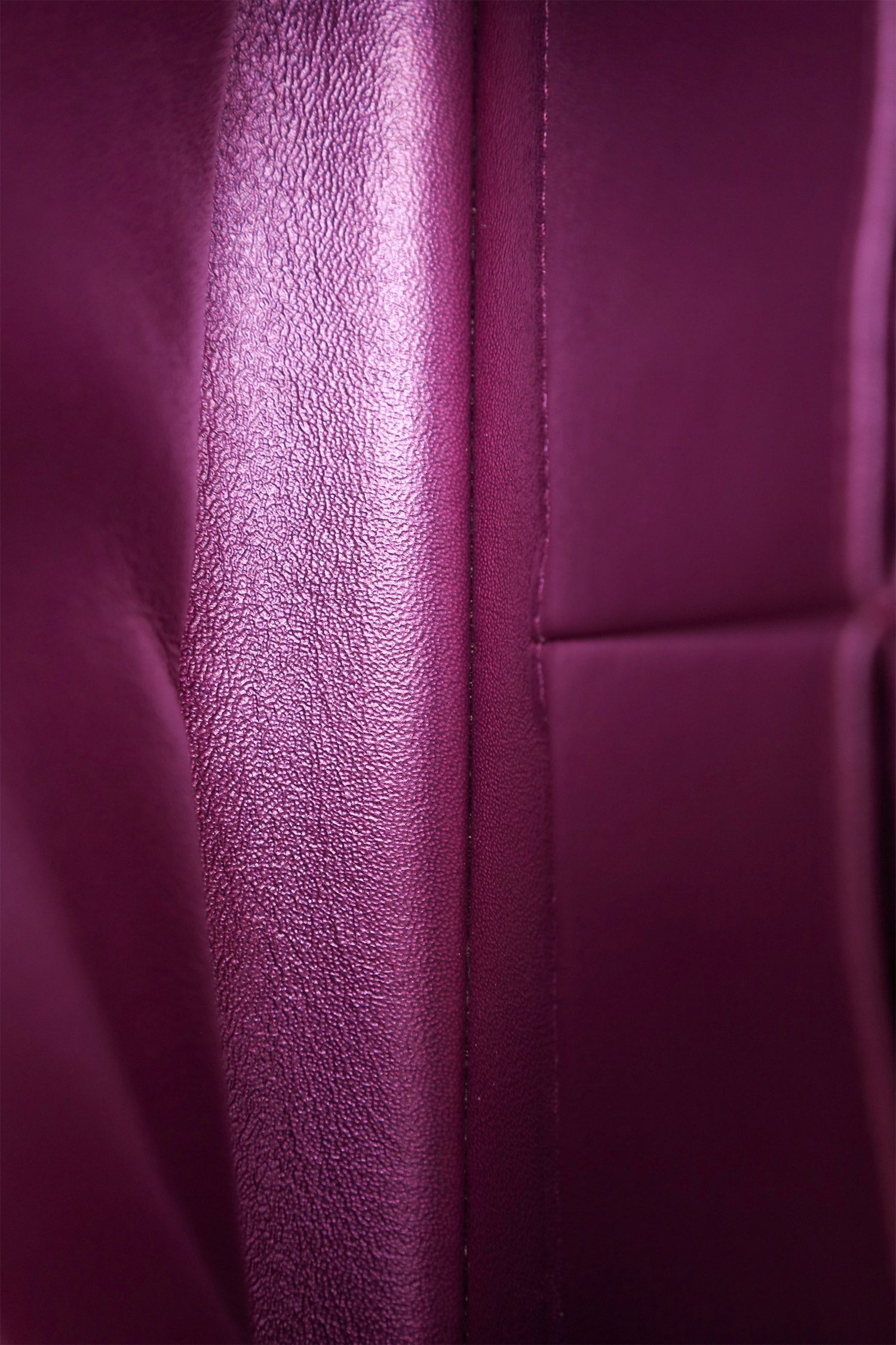 Pre-Loved Chanel™ 20B Purple Quilted Iridescent Lambskin Medium Classic Double Flap Bag
