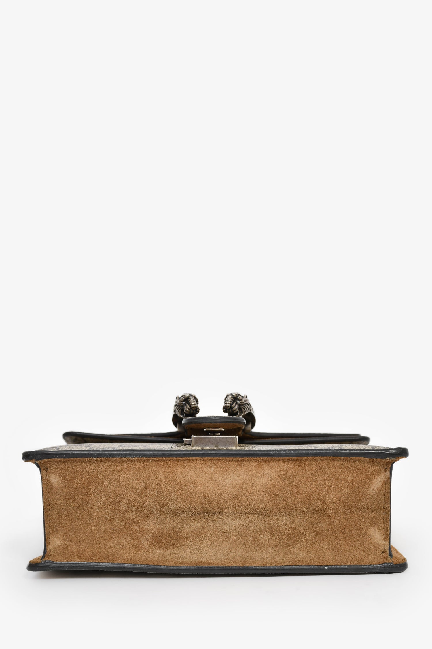 Gucci Beige Canvas/Leather Mini Dionysus Chain Shoulder Bag
