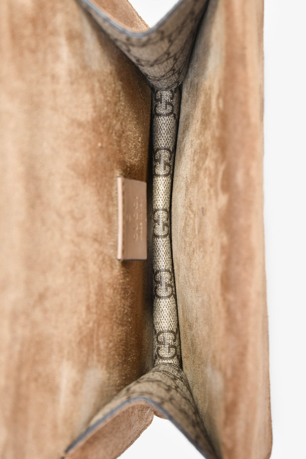 Gucci Beige Canvas/Leather Mini Dionysus Chain Shoulder Bag