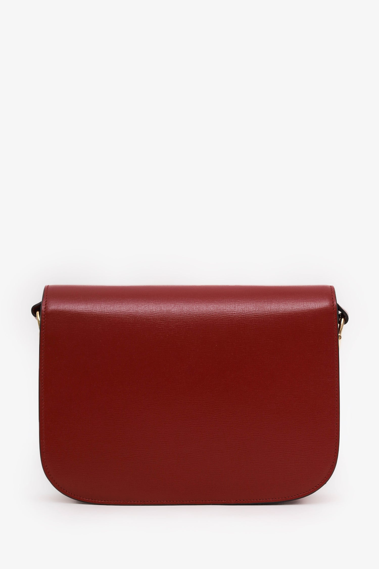 Gucci Red Leather Horsebit Medium 1955 Shoulder Bag
