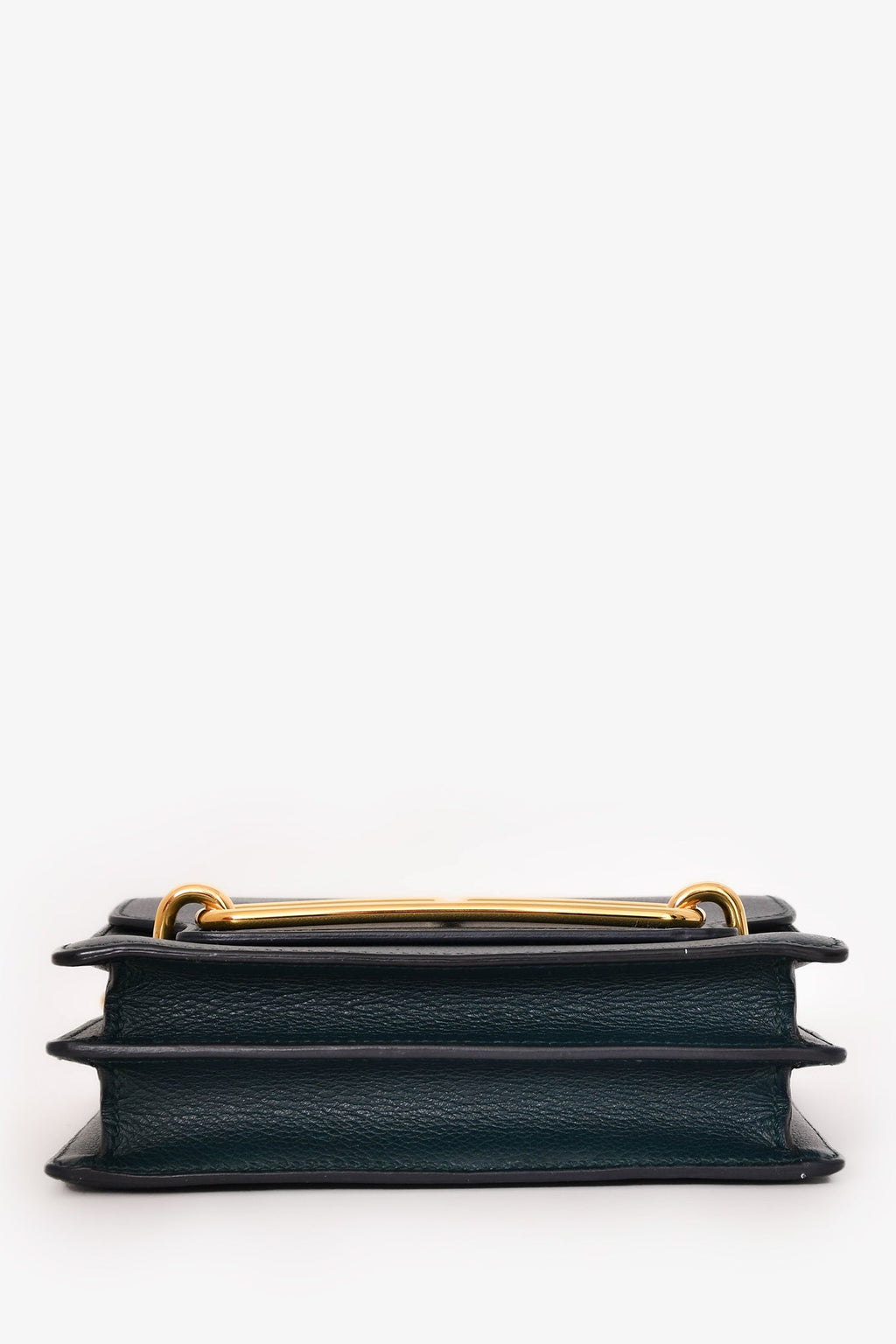 Hermès 2018 Dark Green Leather Roulis 18 Crossbody Bag