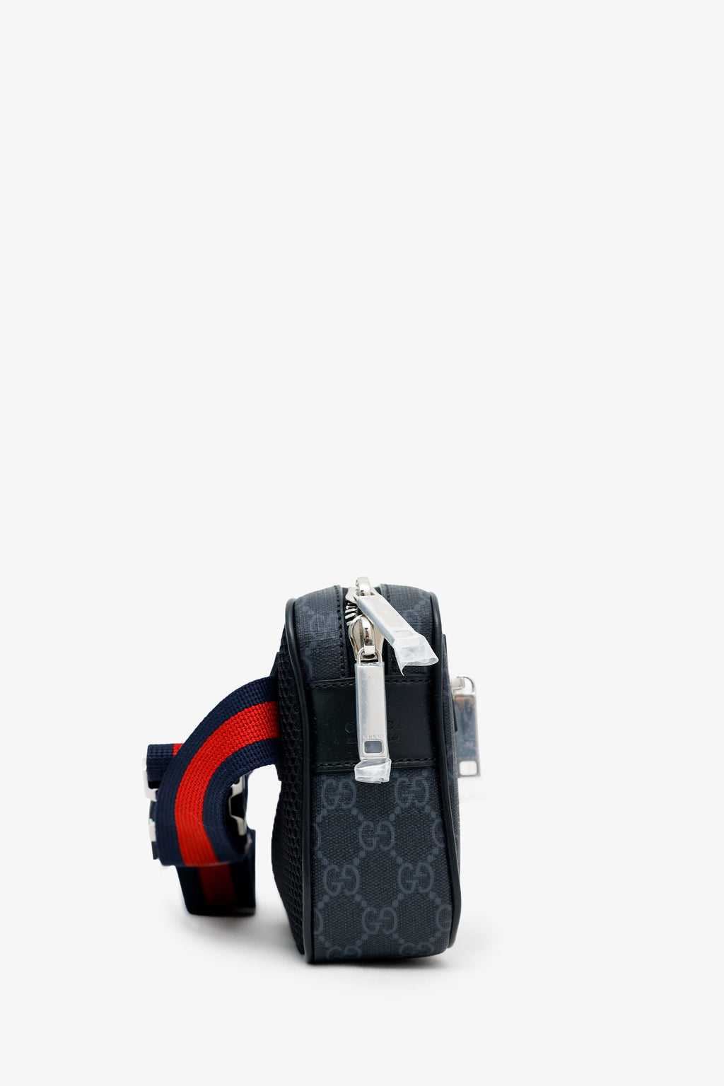 Gucci Black GG Supreme Canvas Belt Bag
