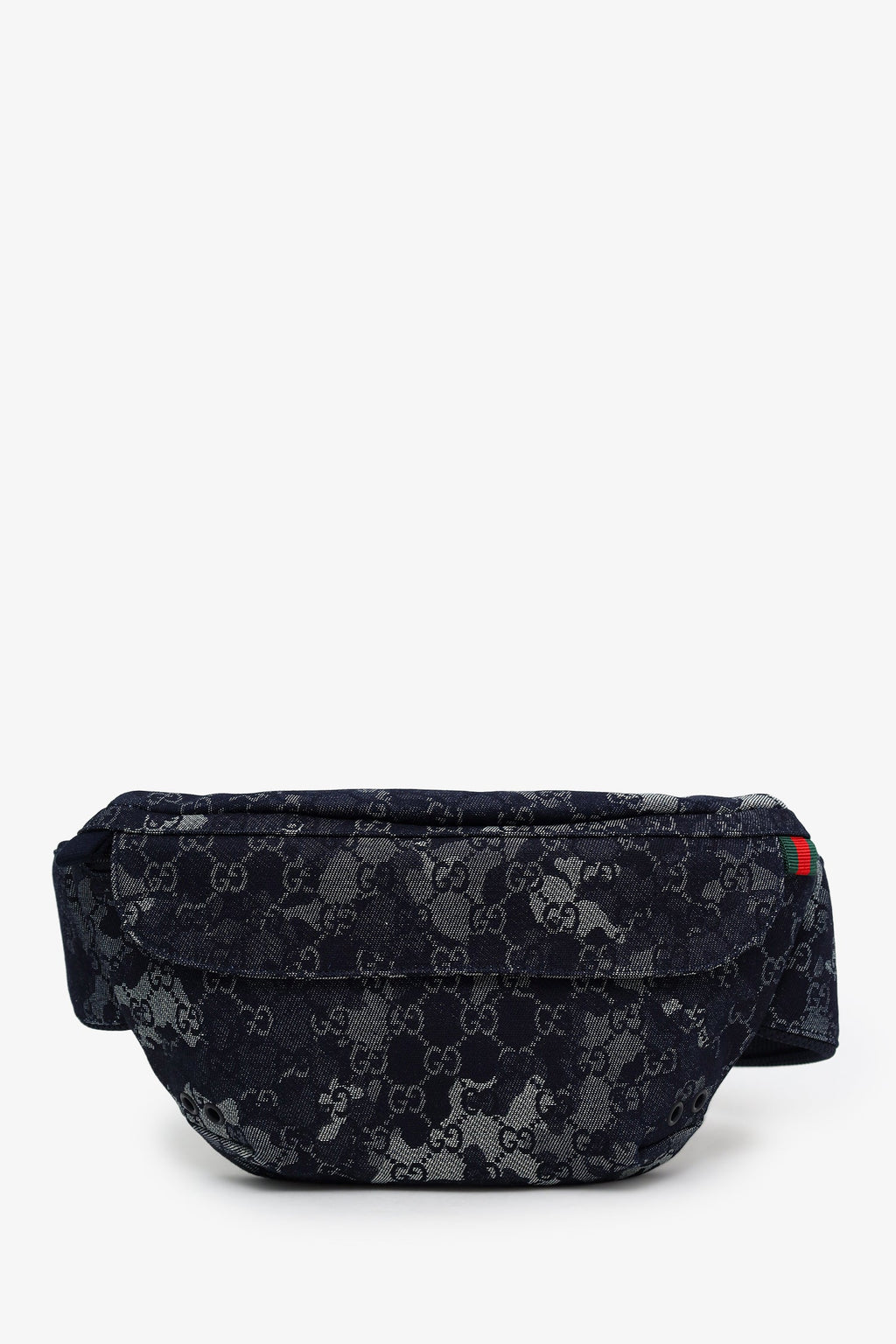 Gucci Navy Denim Camouflage Belt Bag
