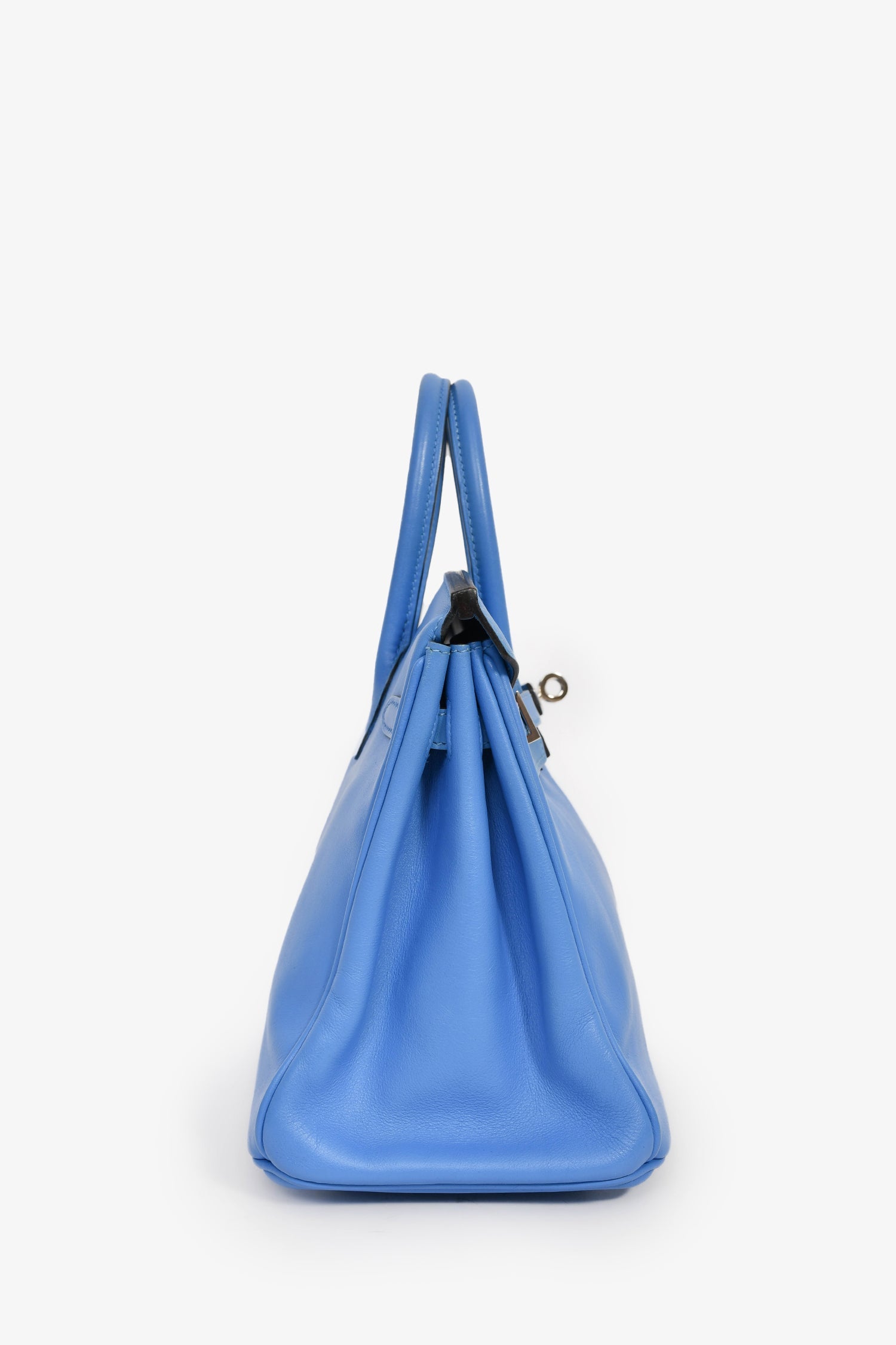 Hermès 2015 Blue Swift Leather Birkin 25
