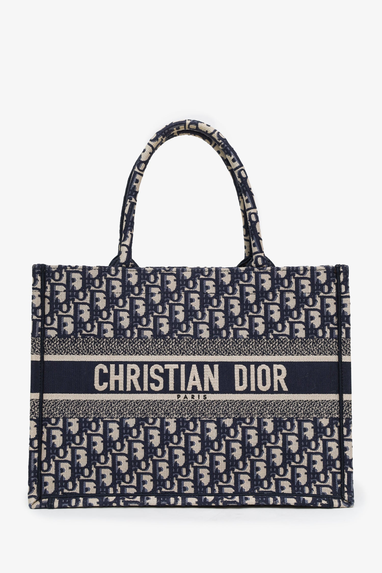 Christian Dior 2021 Blue Oblique Medium Book Tote