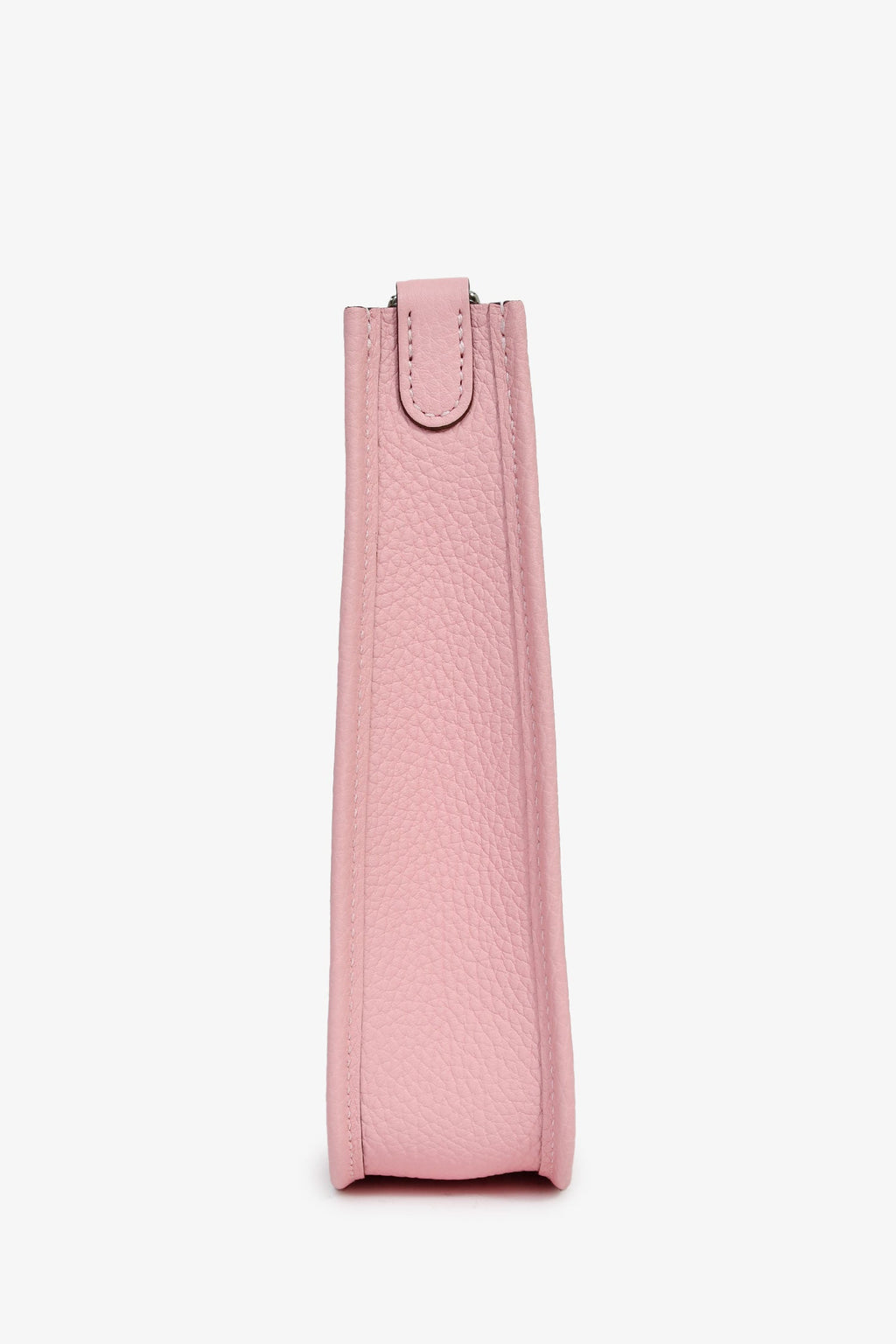 Hermès 2025 Rose Sakura Clemence Leather Evelyne TPM Crossbody